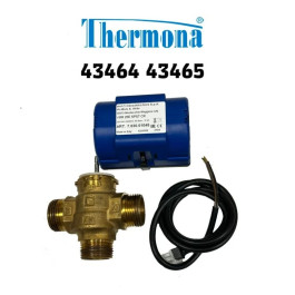 Кран трехходовой 1 с приводом Thermona 43464 43465