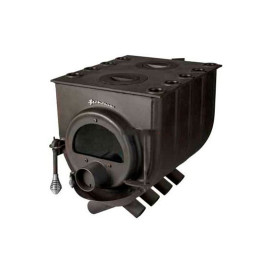 Отопительная печь Бренеран АОТ-06 тип 00 с 2-х конфорочной плитой и стеклом