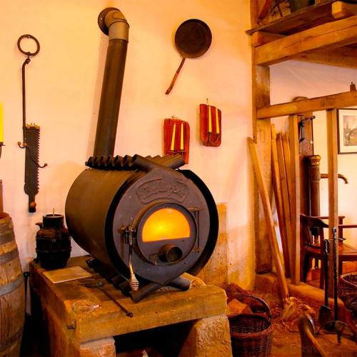 Отопительная печь Бренеран АОТ-14 тип 02 со стеклом