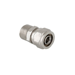 Соединитель обжимной с наружной резьбой 16 x 1/2" Valtec (АРТ. VTM.301.N.001604)