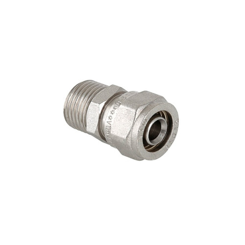 Соединитель обжимной с наружной резьбой 20 x 1/2" Valtec (АРТ.VTM.301.N.002004)