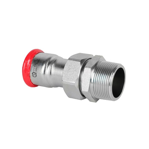 Разъёмное соединение НР резьба из оцинкованной стали MVI 18х1/2" мм