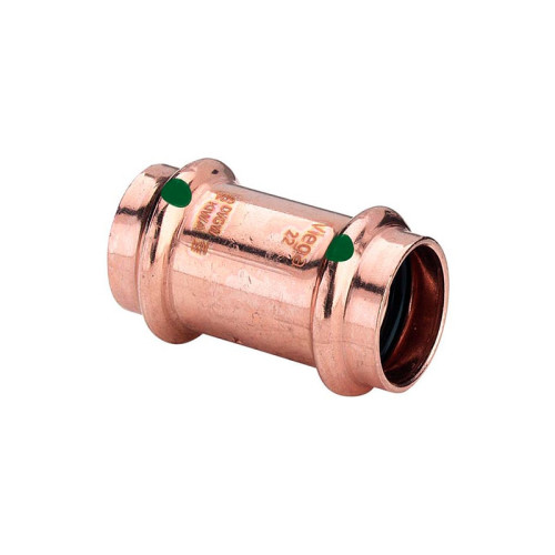 Муфта соединительная медная Viega Profipress c SC-Contur ДУ 12 (арт.292737)