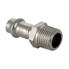 Соединитель Valtec наружная резьба VT.INOX-PRESS 28x3/4" из нержавейки (арт.VTi.901.I.002805)