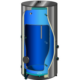 Буферная ёмкость Atlantic Corhydro 500 с изоляцией