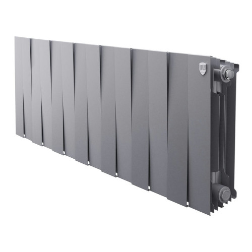 Биметаллический радиатор Royal Thermo PianoForte 300 Silver Satin (16 секций)