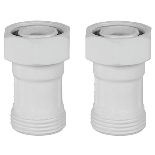 Набор нижнего подключения Royal Thermo прямой раздельный 3/4"х3/4"ЕК (Белый)