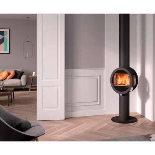 Печь-камин Nordpeis Me Pedestal с боковыми стёклами