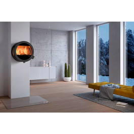 Печь-камин Nordpeis Me Wall без боковых стёкол