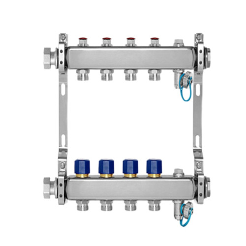 Коллекторная группа МИВС Premium FHS с термоклапанами, на 9 выходов 3/4"