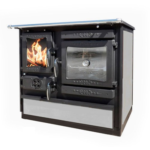 Отопительно-варочная печь Guca Guliver Thermo stone правая с теплообменником