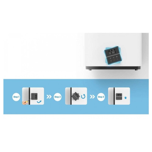 Накопительный водонагреватель Midea Flat Wi-Fi 80 литров