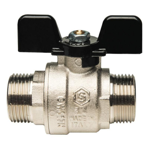 Кран шаровой резьба/резьба полнопроходной (бабочка) 1/2" Stout