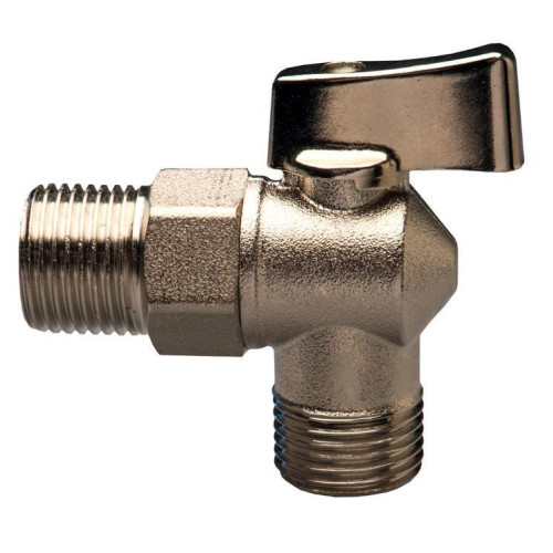 Кран шаровой угловой для сантехники 1/2"х1/2" Stout