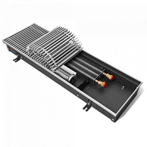 Внутрипольный конвектор Techno Vent 420х85х900 мм с принудительной конвекцией