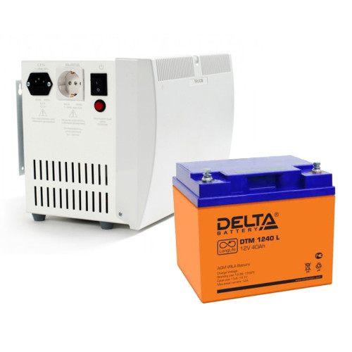 Источник бесперебойного питания TEPLOCOM – 250+40 (250ВА с аккумулятором 40а/ч)