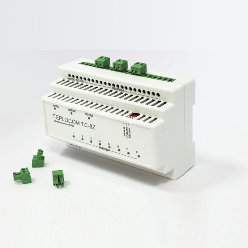 Теплоконтроллер для лучевой системы отопления TEPLOCOM Луч TC-8Z арт.931