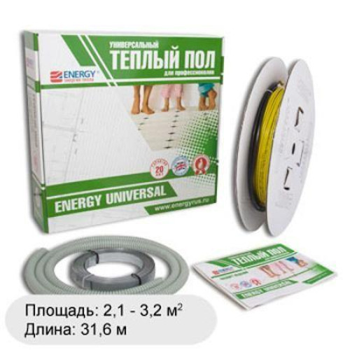 Нагревательный кабель Energy Universal 320 Вт Нагревательный кабель Energy Universal 320 Вт
