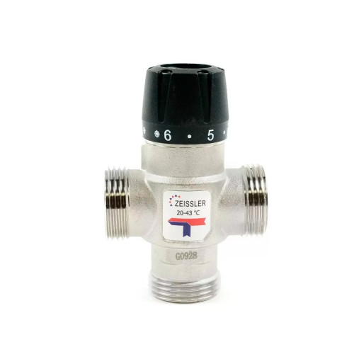 Термостатический смесительный клапан Tim 1" 20-43° Kvs 2.5