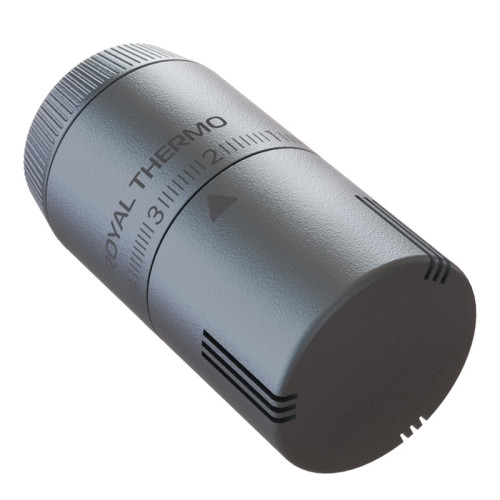 Термоголовка жидкостная Royal Thermo Design М30х1,5 (Серебро)