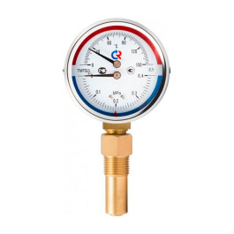 Термоманометр радиальный Росма ТМТБ-31P.1 (1/2" 80 мм 10 бар 120°С 2,5)