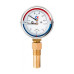 Термоманометр радиальный Росма ТМТБ-31P.1 (1/2" 80 мм 6 бар 120°С 2,5)
