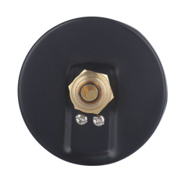 Термоманометр аксиальный Rommer 80 мм 1/2" 0-10 бар с клапаном