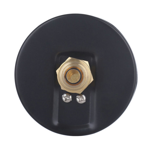 Термоманометр аксиальный Rommer 80 мм 1/2" 0-10 бар с клапаном