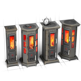 Отопительная печь ТМФ Статика Тетра