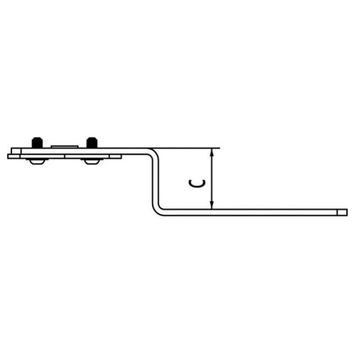 Кронштейн тип Z 42 40/172 мм REHAU (АРТ. 11055331008)