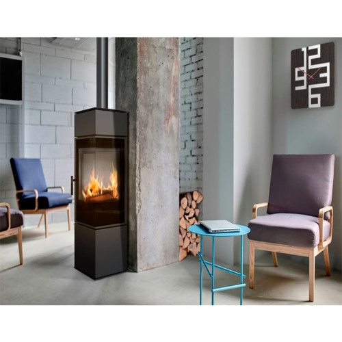 Печь-камин Kratki Thor сталь 8 кВт