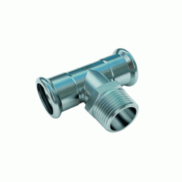 Тройник Conex Banninger из нержавеющей стали с НР резьбой 15х1/2"х15 мм APress