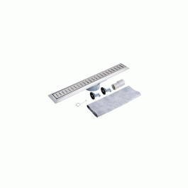 Трап-лоток для душа TIM нержавеющий 50 см фланец свободного вращения сухой гидрозатвор