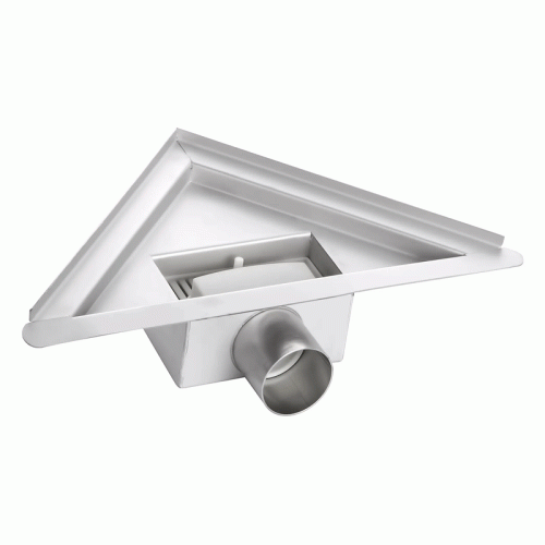 Трап-лоток угловой TIM BAD412002 (200 мм х 200 мм)