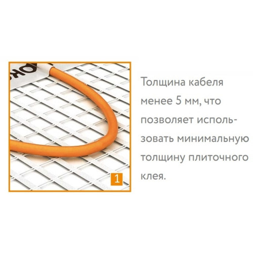 Мат нагревательный Теплолюкс Tropix MHH XL 2 кв.метра (0.8х2.5 м.)