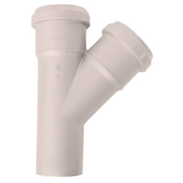 Тройник канализационный Sinikon comfort 40x40мм 45° (АРТ. 508007.K)