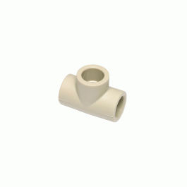 Тройник равнопроходной полипропиленовый Ekoplastik Wavin 63x63x63 мм