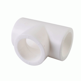 Тройник равнопроходной полипропиленовый Политэк 110 мм