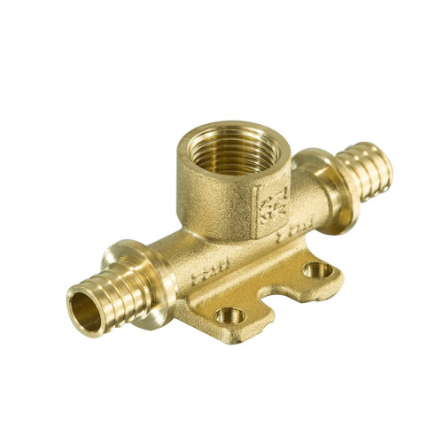 Угол установочный с крепежом Tim ВР резьба 16(2.2)х1/2" мм