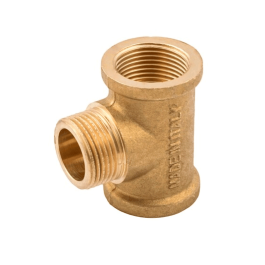 Тройник латунный резьбовой Elsen равнопроходной 3/4" резьба ВНВ