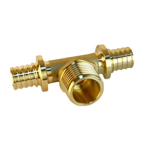 Тройник переходной Tim с НР резьбой 16(2.2)х1/2" мм