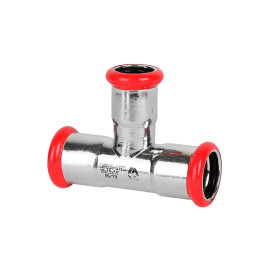 Тройник переходной из оцинкованной стали MVI 18x15x18 мм