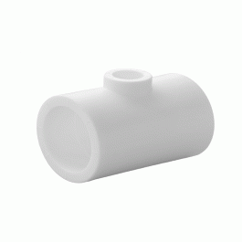 Тройник переходной полипропиленовый Политэк 25x20x25 мм