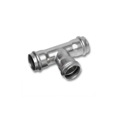 Тройник равнопроходной Sanha 9130 18 мм нержавеющая сталь (арт.6913018)