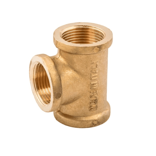 Тройник латунный резьбовой Elsen равнопроходной 3/4"