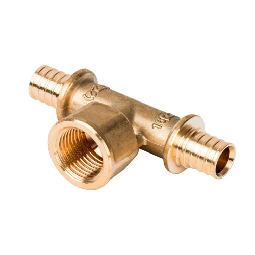 Тройник переходной Tim с ВР резьбой 16(2.2)х1/2" мм