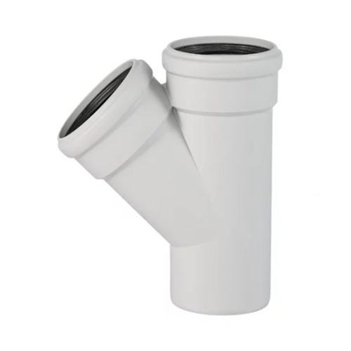 Тройник канализационный переходной Ostendorf SKEA 45° 110х90мм (арт.335230)