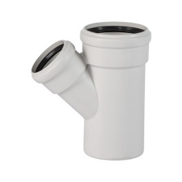 Тройник канализационный Ostendorf SKEA 67° 110мм (арт.335300)