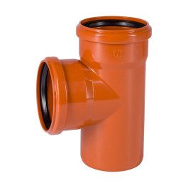 Тройник 87° канализационный Ostendorf KGEA 400/250 (арт.226420)