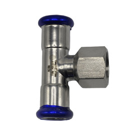 Пресс-тройник с ВР резьбой MVI 108х2" мм нержавеющий